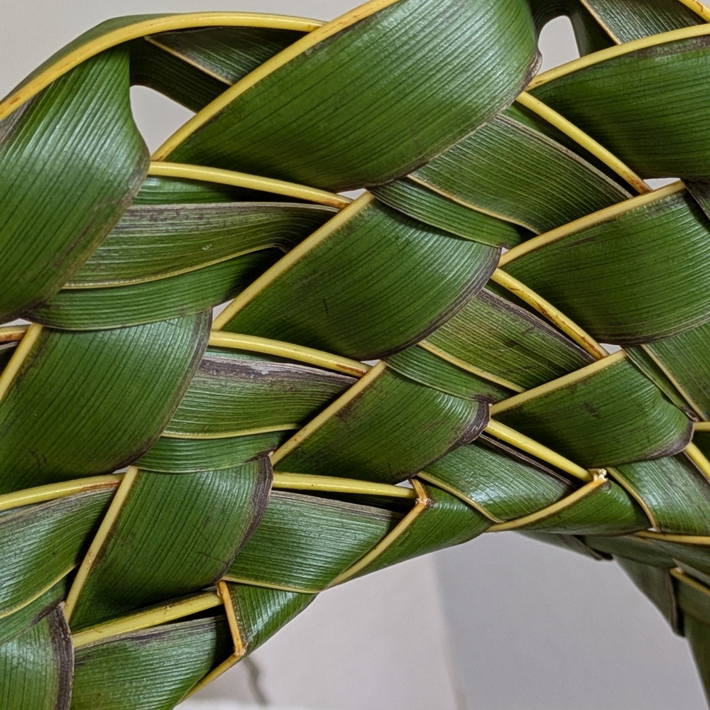Hawaiian Coconut Leaf Hat - Picture 7 of 14